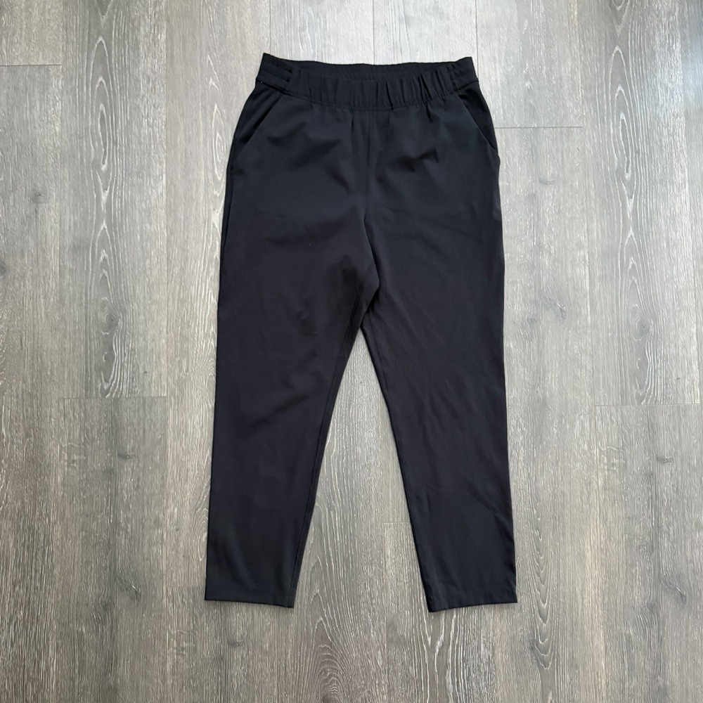 Aritzia Babaton The Group Pants Womens Large Black Pull-On Stretch Office Career